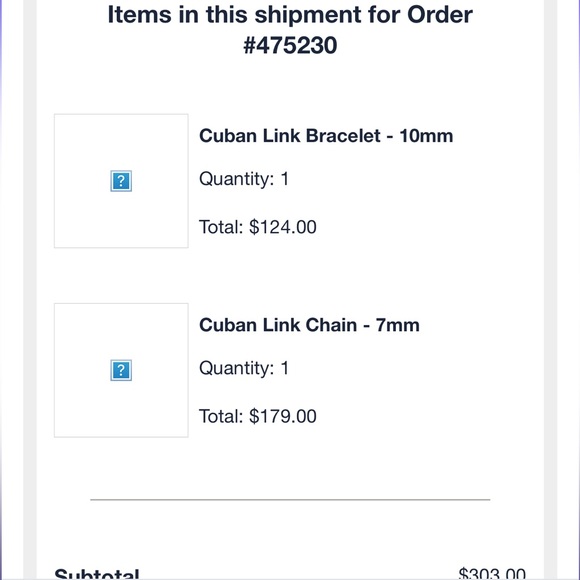 Men’s Jaxxon 14k Gold- Bonded Cuban Link Chain and Bracelet set - Picture 6 of 6